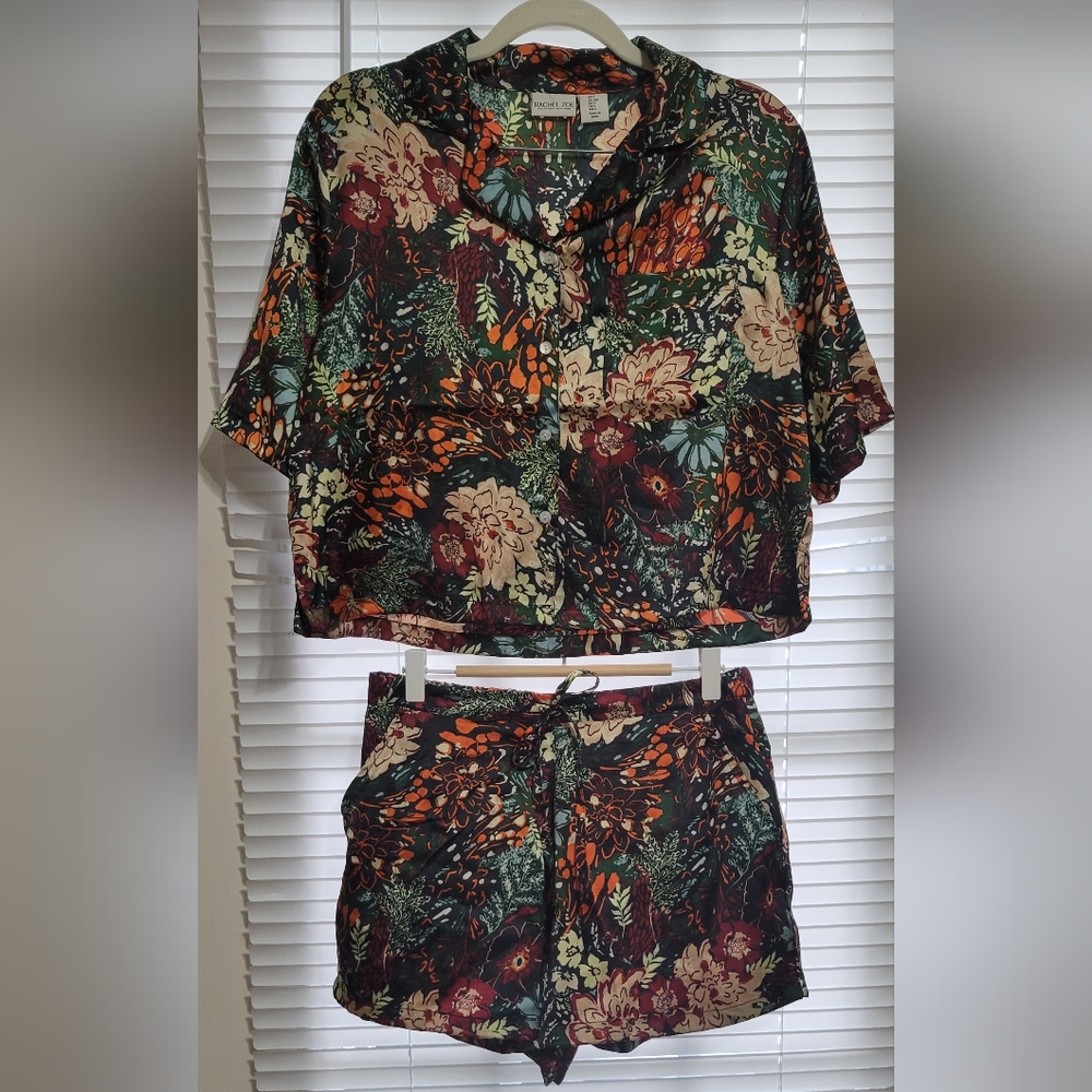 Rachel Zoe Floral Pajama Set - Multicolor